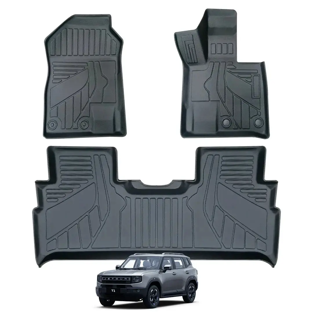 Jetour T1 (25-On) 3D Moulded Rubber Floor Mats (3-Piece) 1