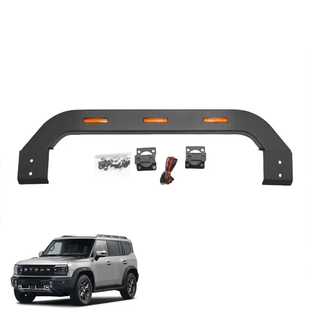 Jetour T2 (25-On) Front Bumper Led Brush Guard Bull Bar 1