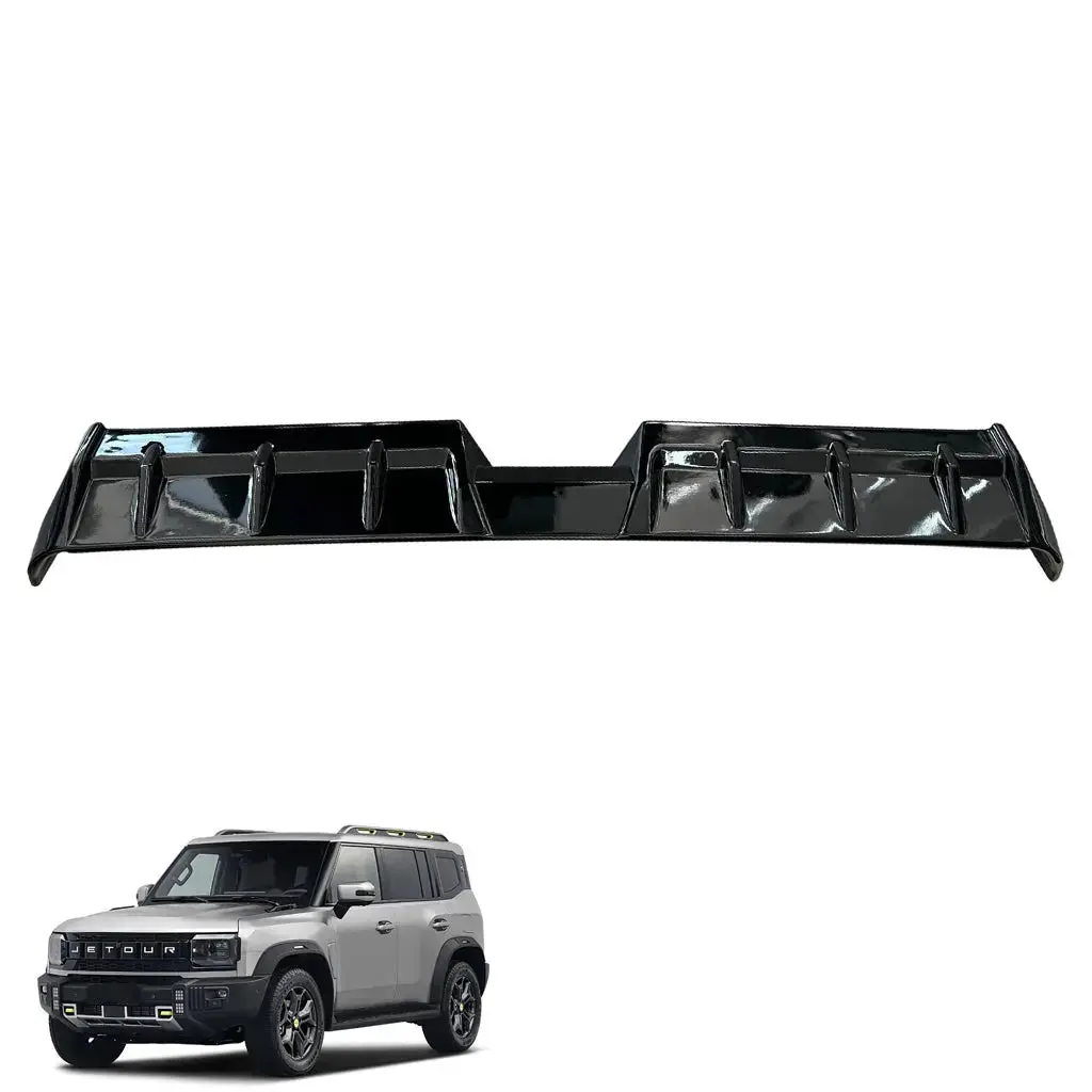 Jetour T2 (25-On) Shadow Line Style Gloss Black Roof Spoiler 1