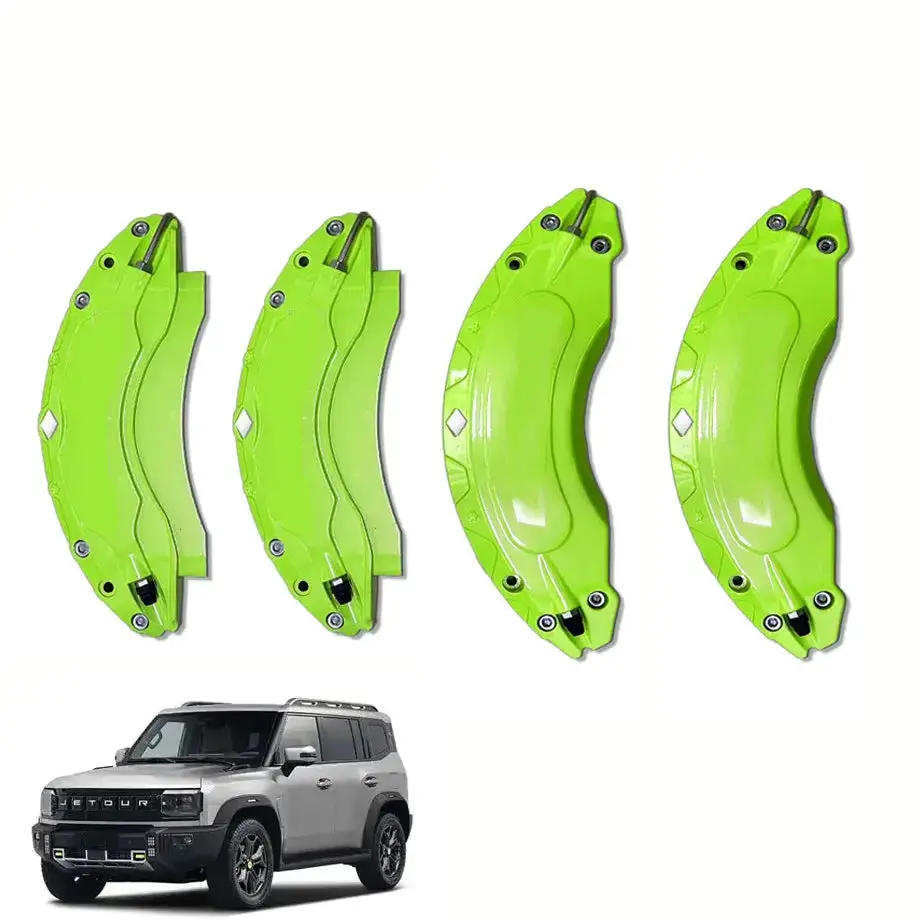 Jetour T2 (25-On) Aluminium Brake Caliper Covers (Green) 1