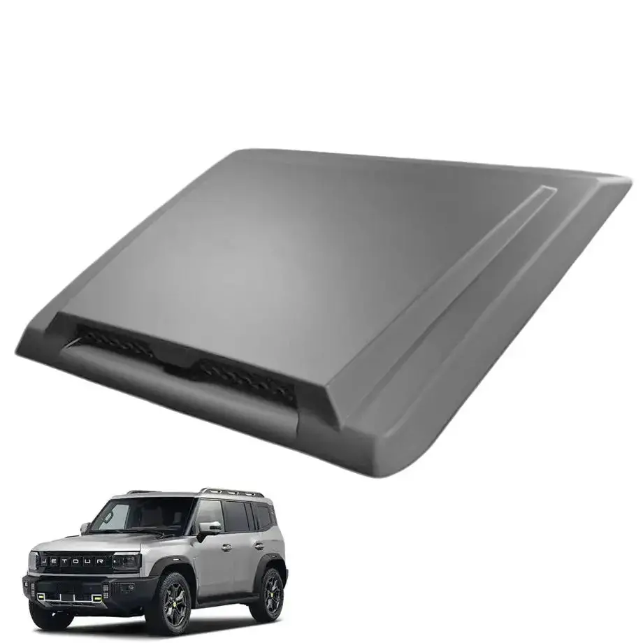 Jetour T2 (25-On) Black Warrior Style Plastic Bonnet Scoop 1