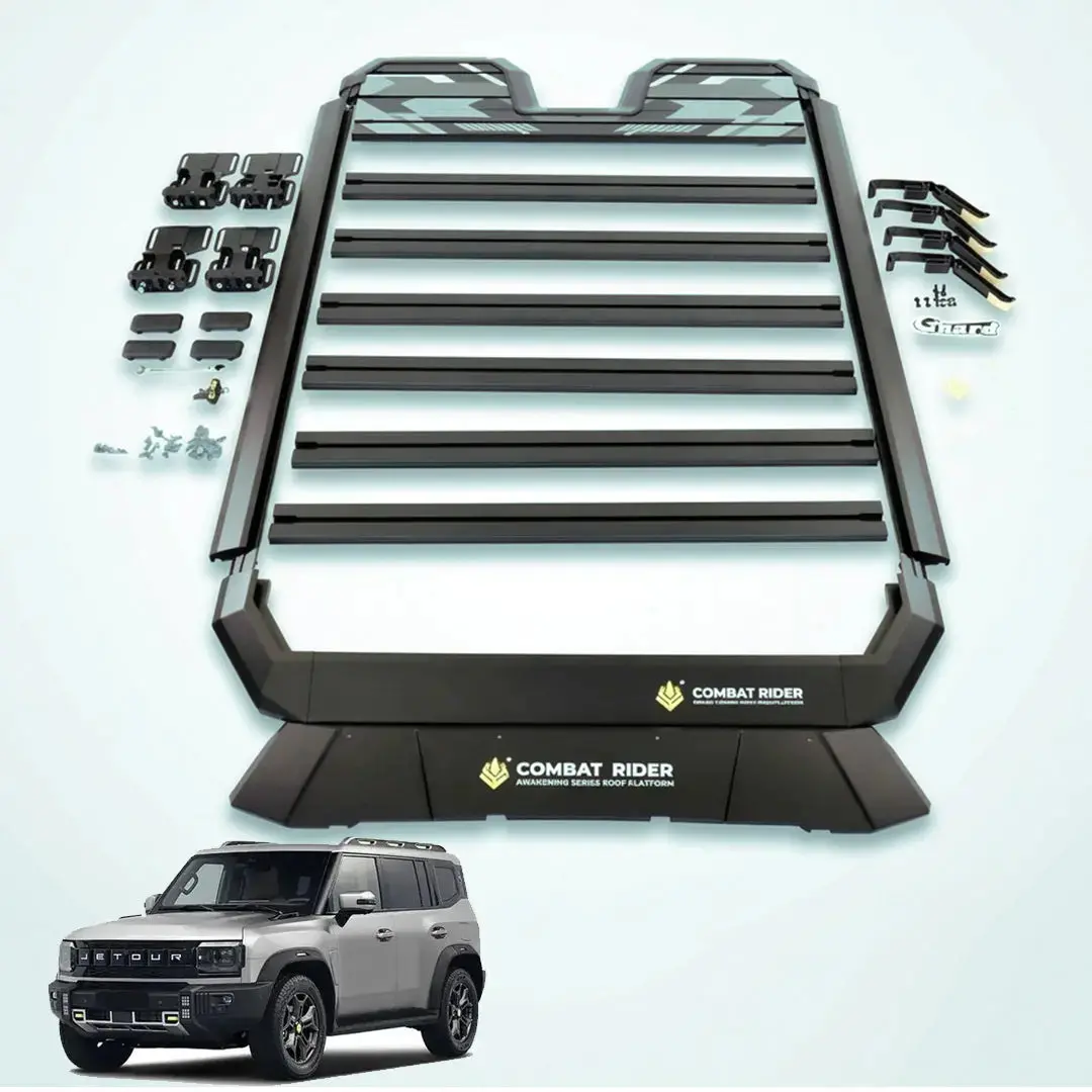 Jetour T2 (25-On) Combat Rider Aluminium Luggage Platform Roof Rack 1