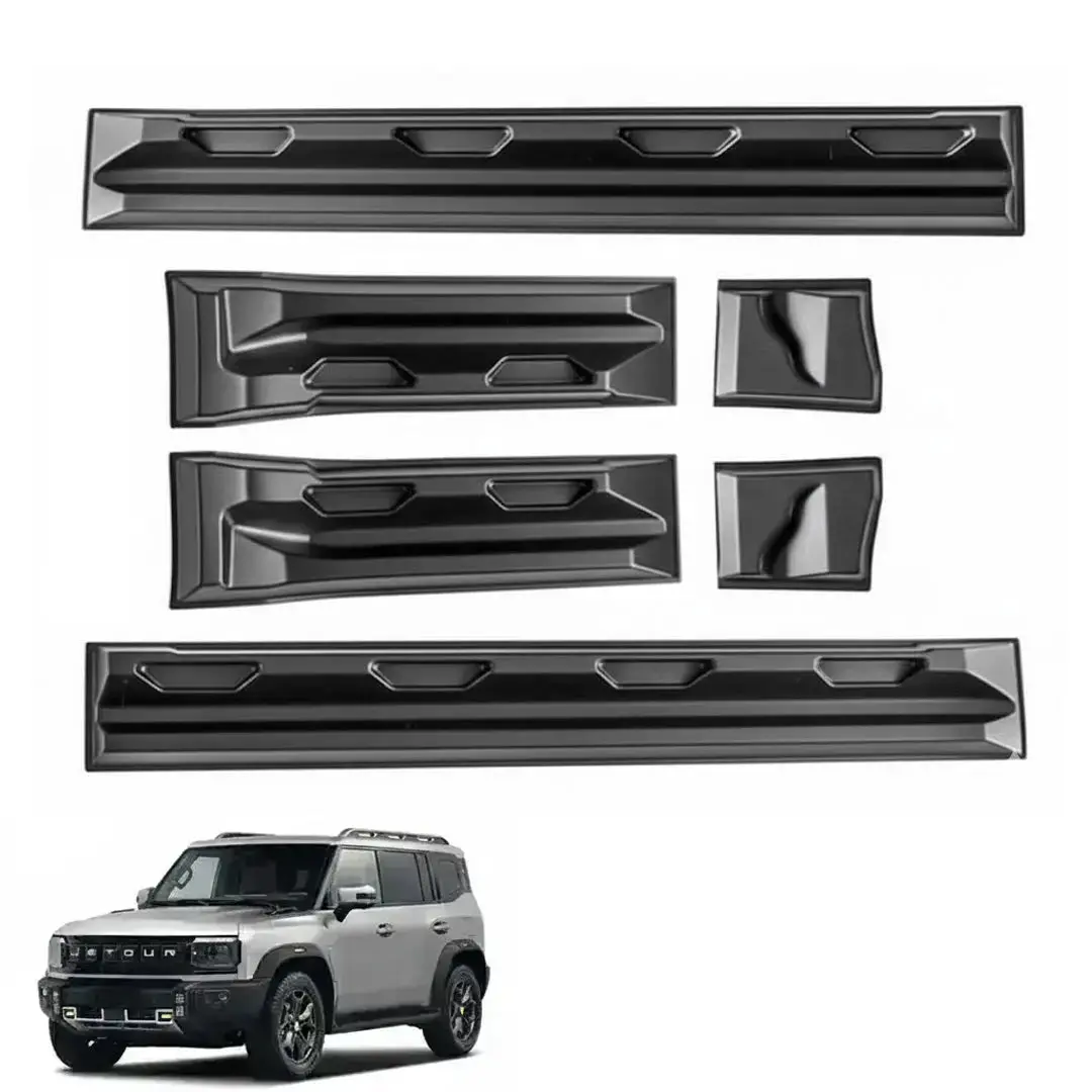 Jetour T2 (25-On) Dark Knight Style Matte Black Door Cladding 1