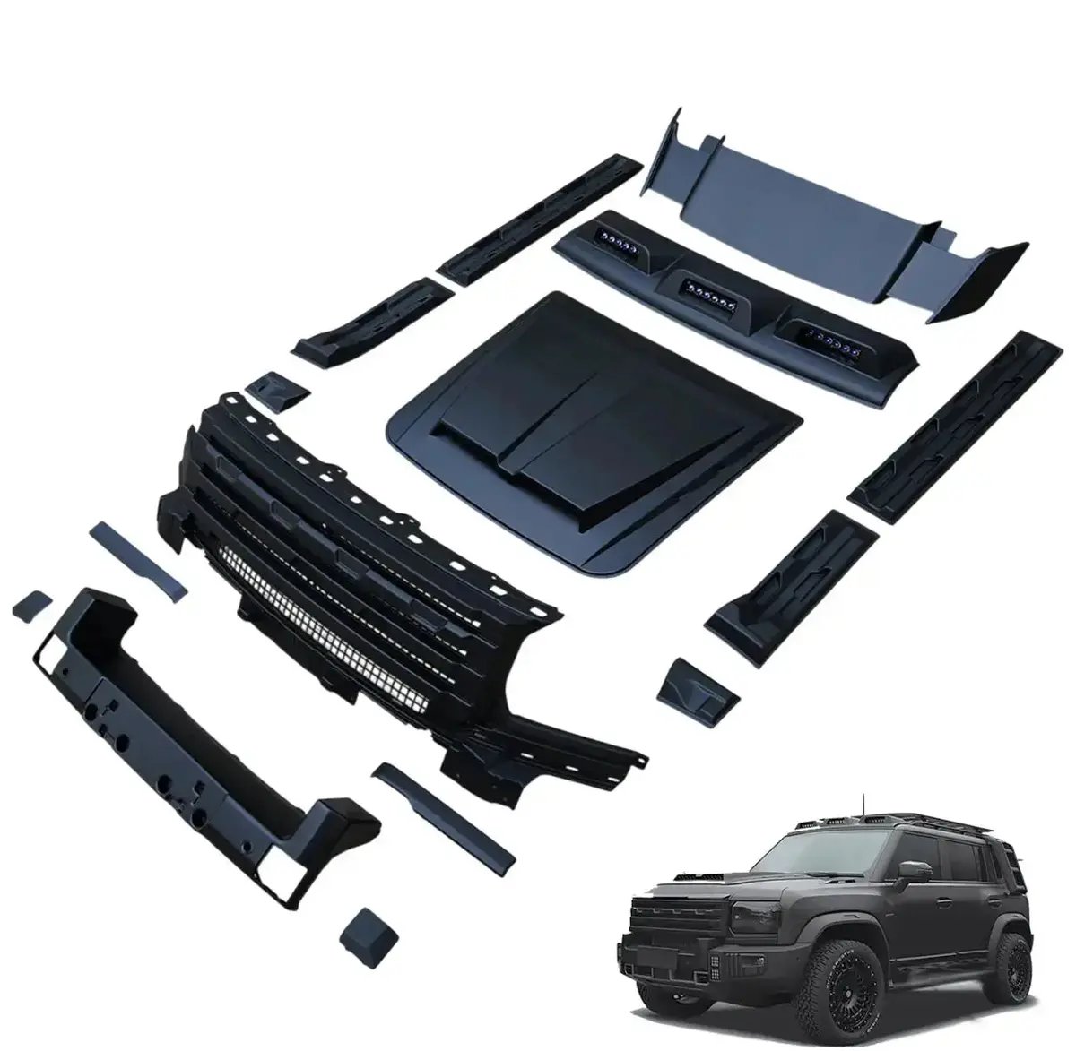 Jetour T2 (25-On) City Hunter Body Kit 1