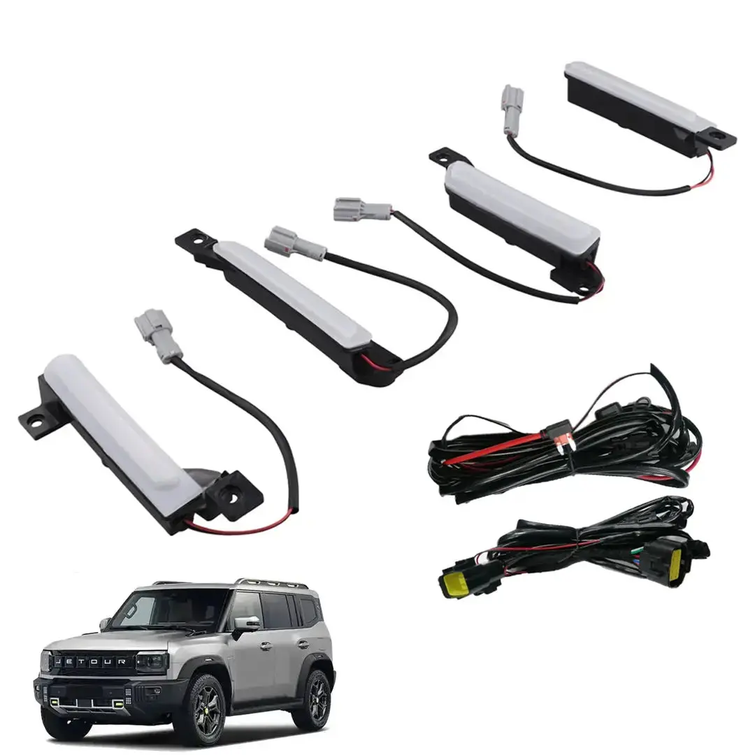 Jetour T2 (25-On) Fender Flare Wheel Arch Led Light (4-Piece) 1