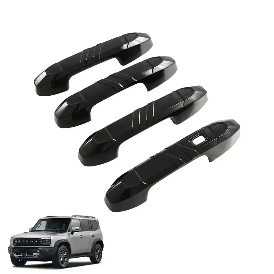 Jetour T2 (25-On) Gloss Black Door Handle Cover 1