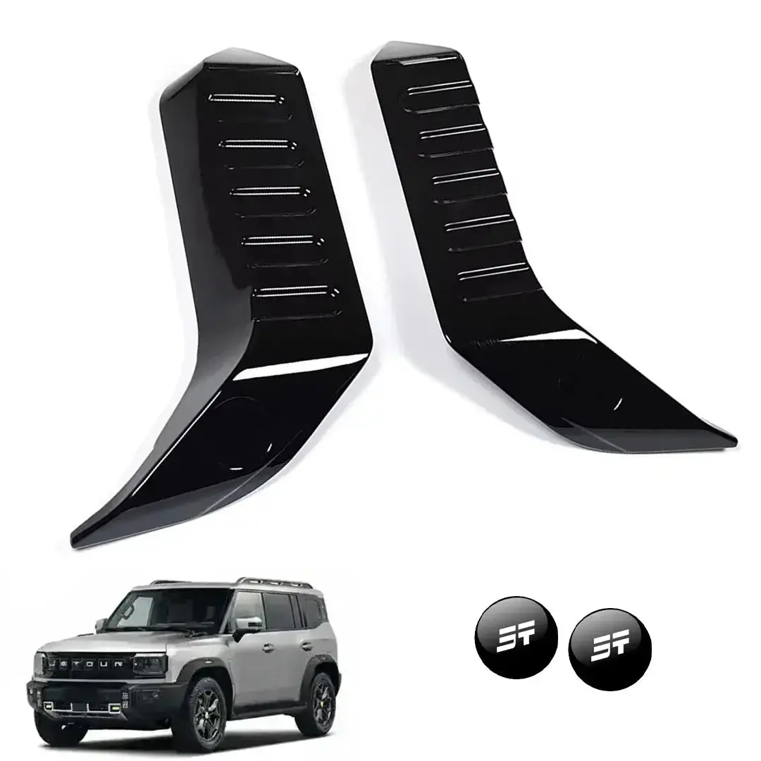 Jetour T2 (25-On) Hurricane Series Gloss Black 2-Piece Roof Spoiler 1