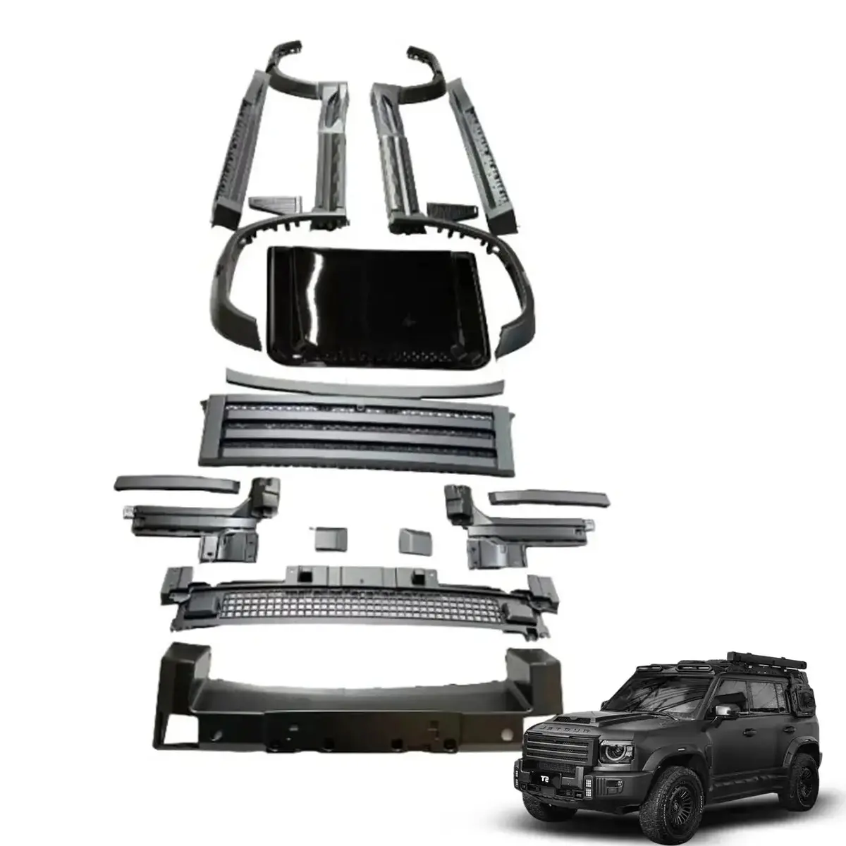 Jetour T2 (25-On) Black Warrior Upgrade Body Kit 1