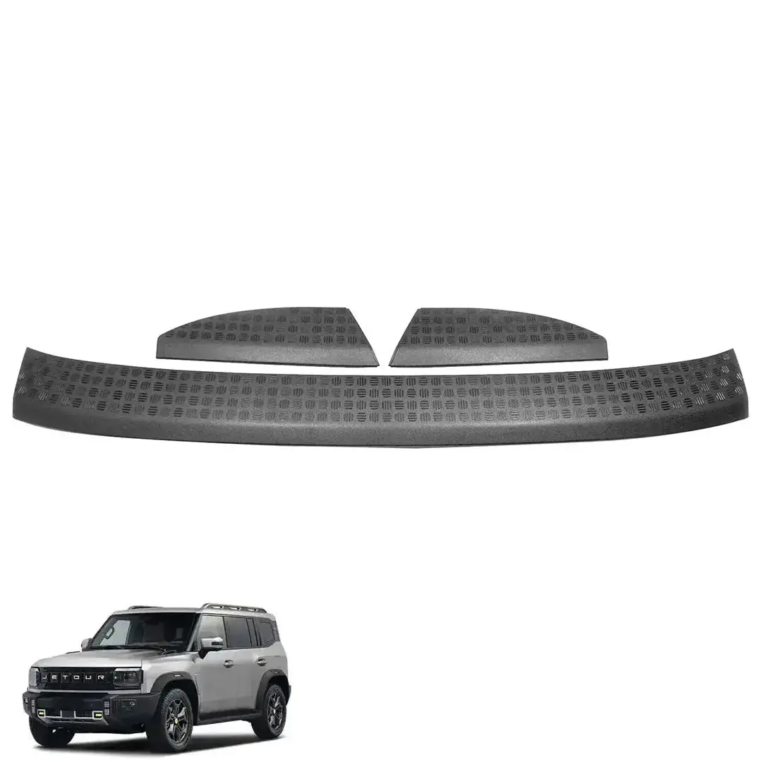 Jetour T2 (25-On) Matte Black 3-Piece Stick-On Bonnet Guard 1