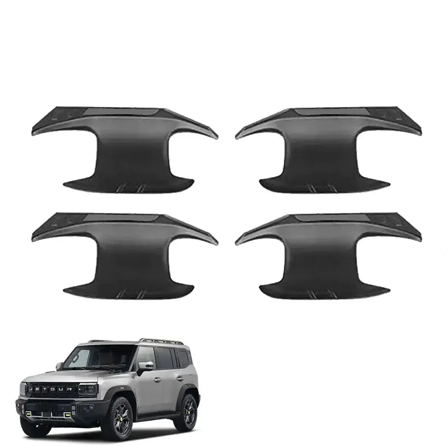 Jetour T2 (25-On) Matte Black Door Bowls Cover (4-Piece) 1