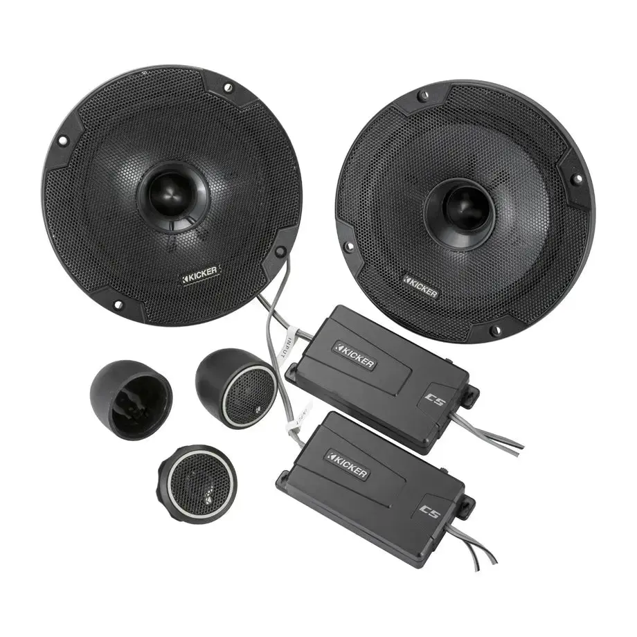 Kicker 46Css654 6.5" Cs Series Component Speakers (300W) 1