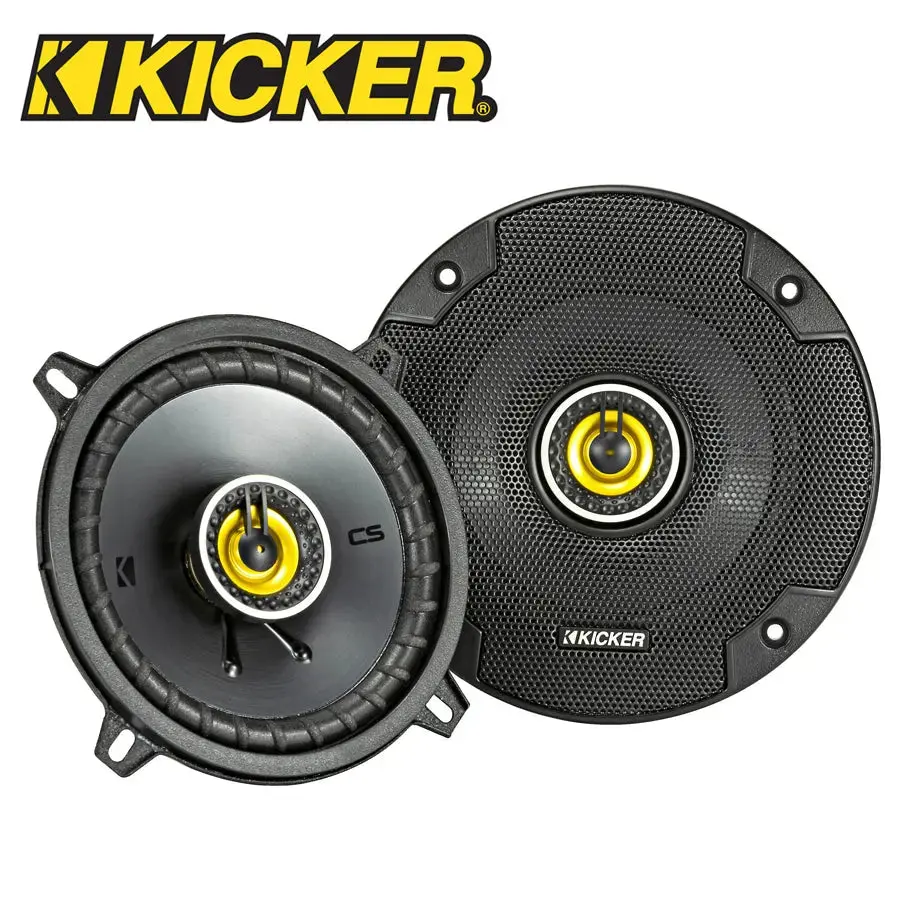 Kicker Cs Series 2-Way 5.25 Inch Coaxial Speakers (225W) 1