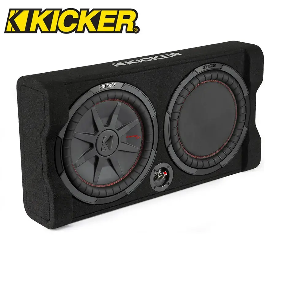 Kicker Comp Rt Series 10" Down Firing Subwoofer Enclosure (800W) 1