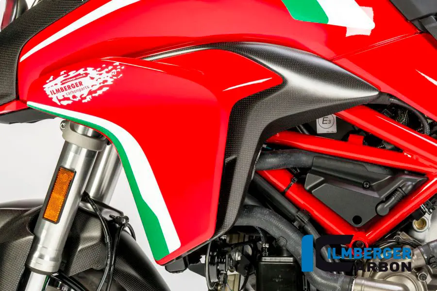 Airventcover On Sidefairing Left Side Matt Surface Ducati Mts 1200'15 1