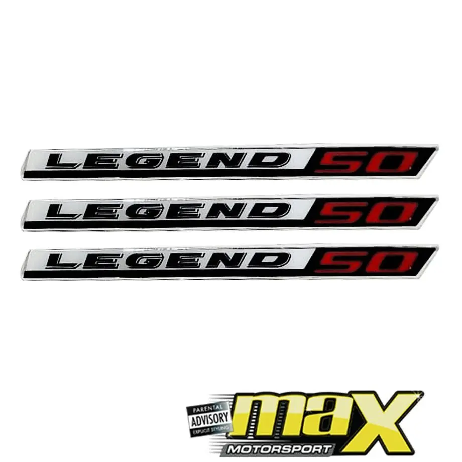Legend 50 3-Piece Fender Sticker Kit 1