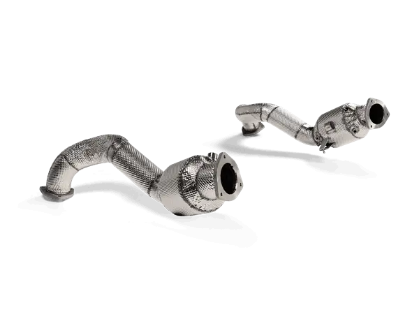 Porsche 718 Cayman Gt4 Rs / Spyder Rs | Akrapovic | Link Pipe Set (Titanium) 1