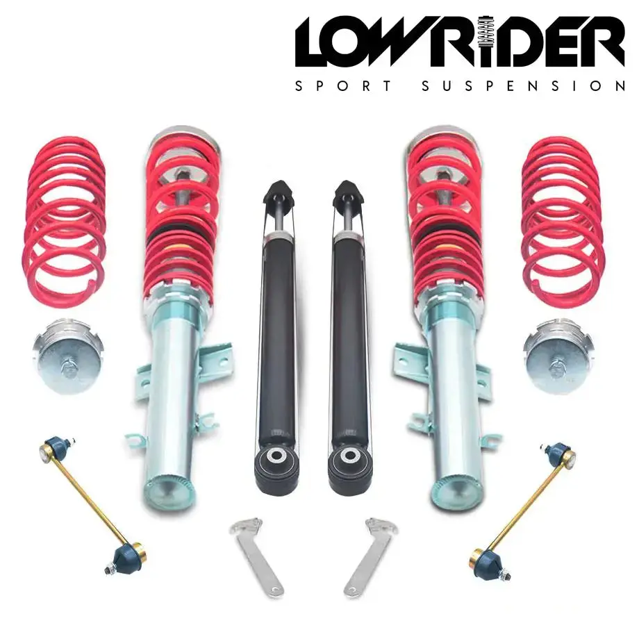 Vw Polo 9N3 (05-09) - Lowrider Height Adjustable Coilover Kit With Drop Links 1