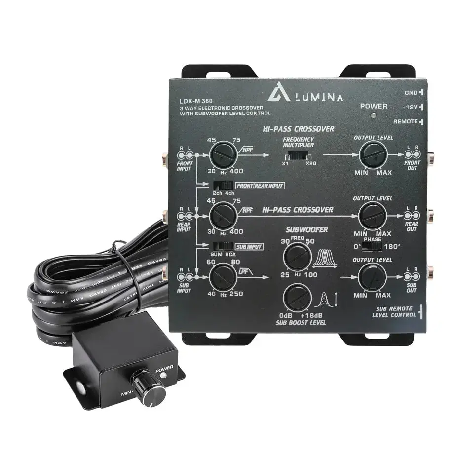 Lumina Idx-M-360 3-Way Digital Crossover 1