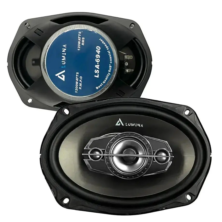 Lumina Lsa-6940 - 6X9" 4-Way Coaxial Speakers - 1200W 1
