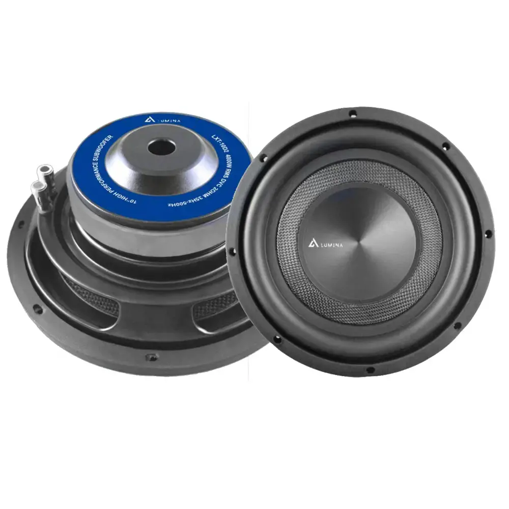 Lumina Lxt-10D2 - 10" Titanium Series D2 Dvc Flat Subwoofer - 4000W 1