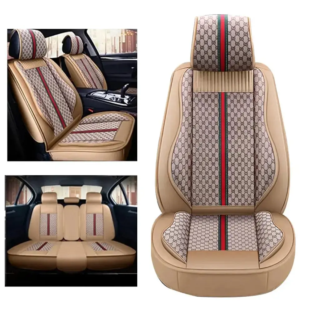 Luxury Italian Inspired Car Seat Covers (9-Piece) 1