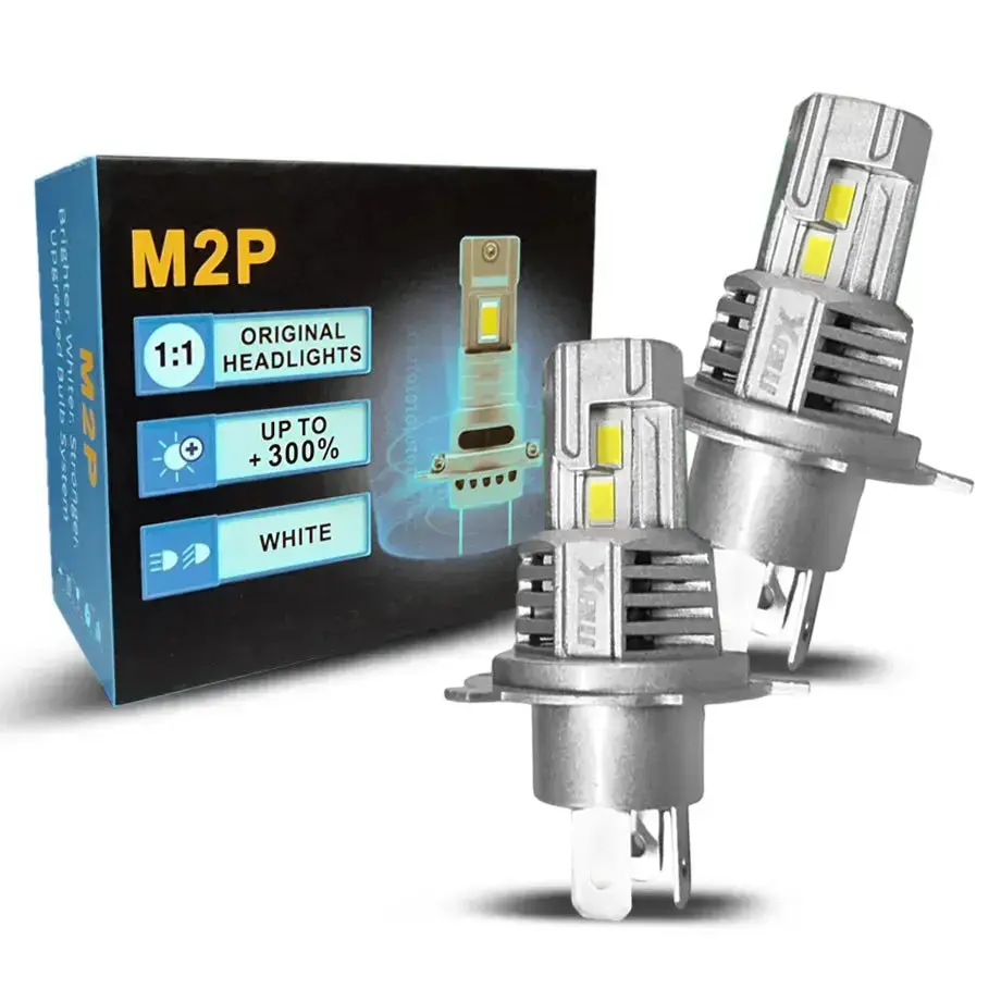 M2p Ultra Compact Plug & Play Led Bulb Kit - H4 1
