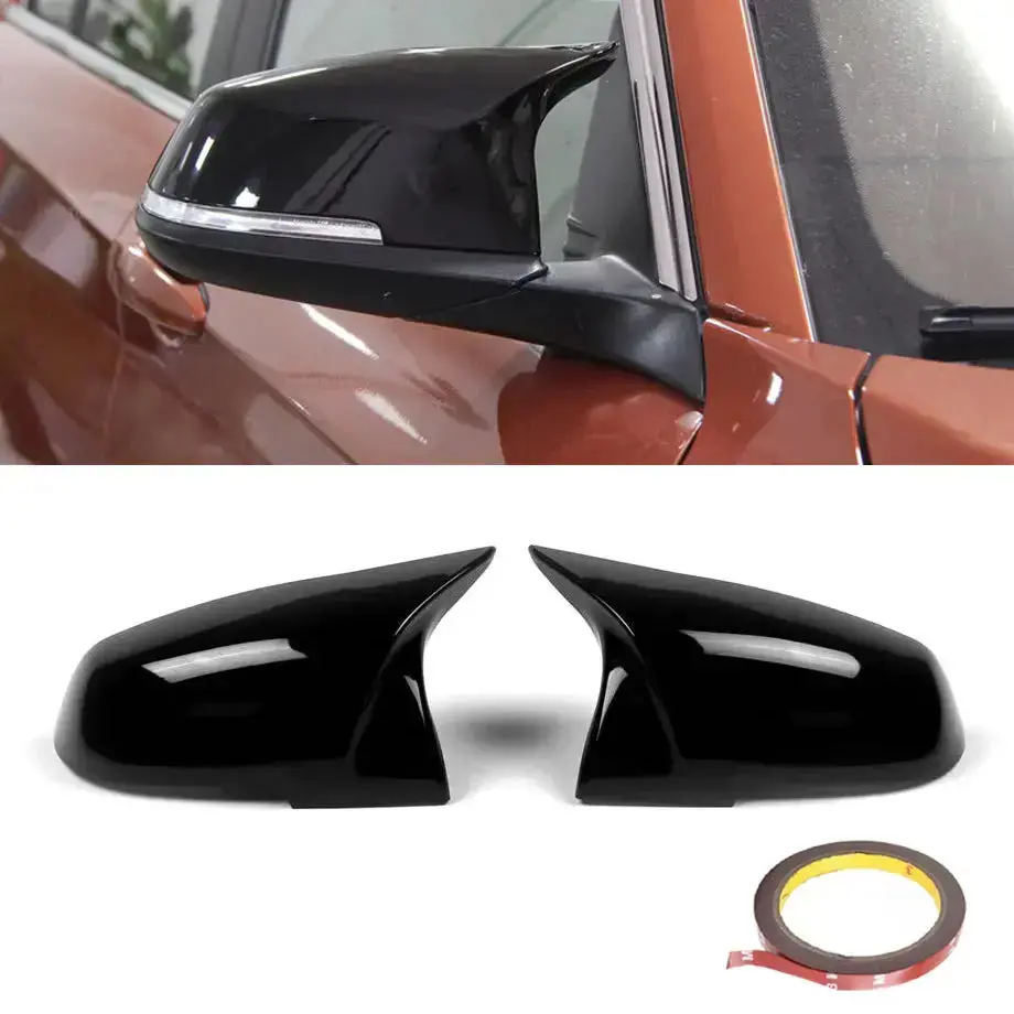 Bm F10 M3/M4 Style Gloss Black Stick On Mirror Covers 1