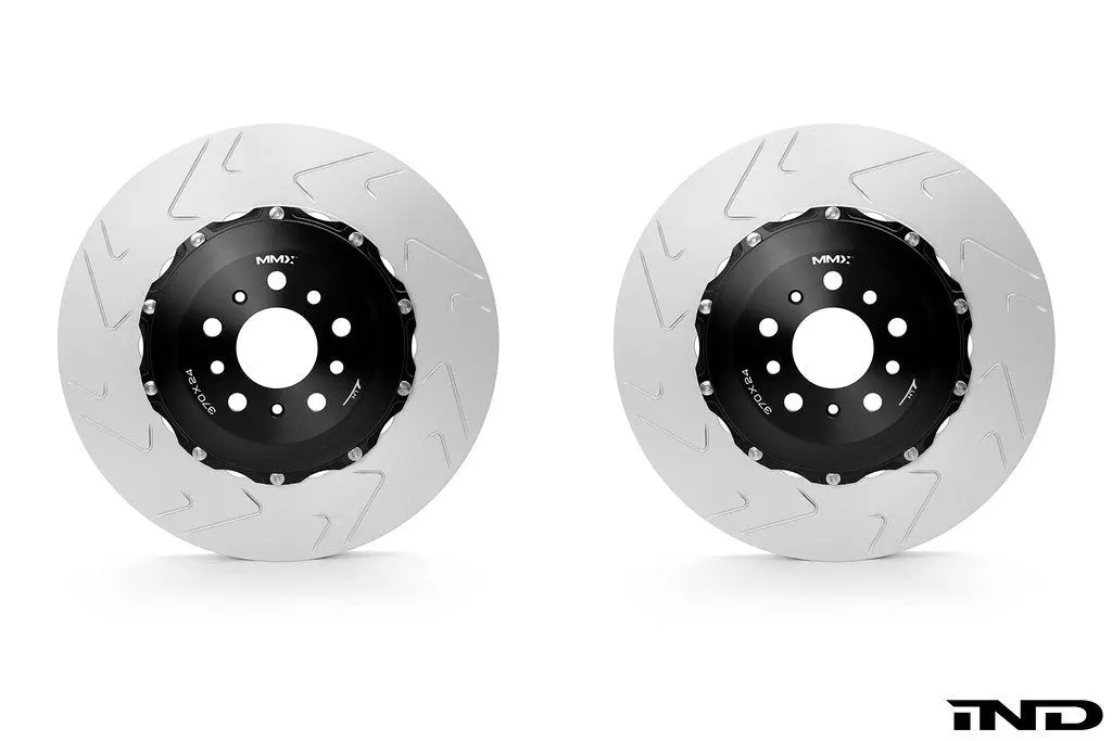 Mmx Performance F8x M2 / M3 / M4 2-Piece Floating Rotor Set - Rear 370X24mm 1