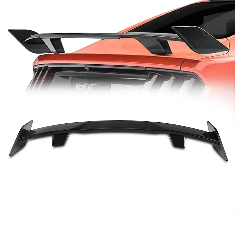 Mp Concepts - Mustang Fastback Style Unpainted Plastic Boot Spoiler (15-23) 1