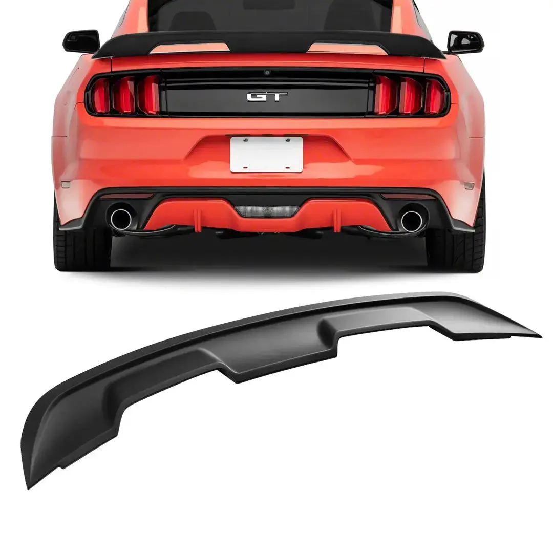 Mp Concepts - Mustang (15-23) Gt500 Style Unpainted Plastic Boot Spoiler 1