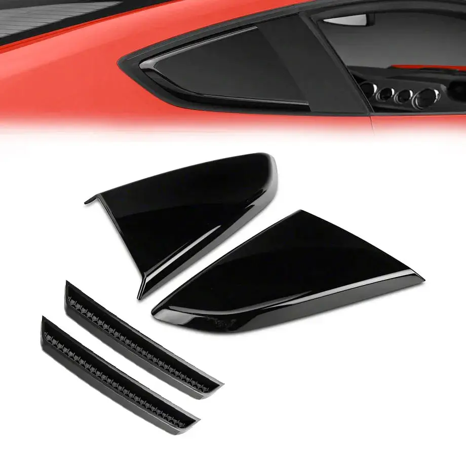 Mp Concepts - Mustang (15-23) Gloss Black Side Window Vents 1