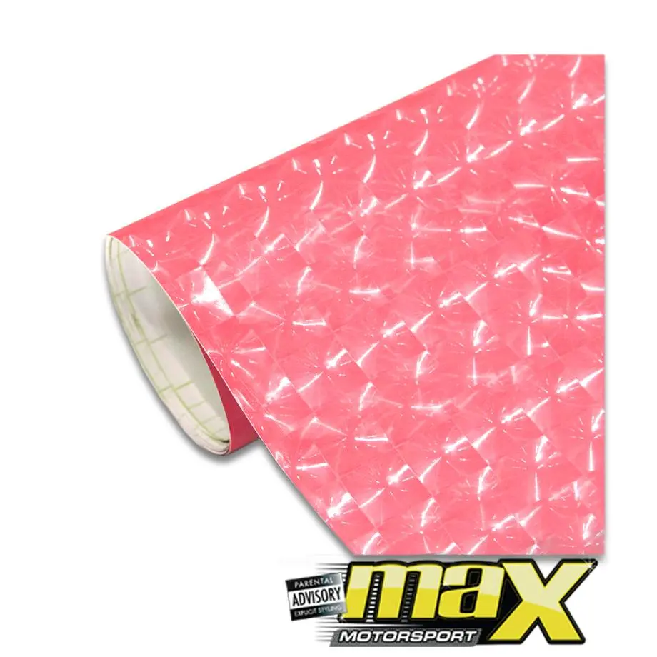 Matte Vinyl Wrap With 3D Effect (Pink) 1
