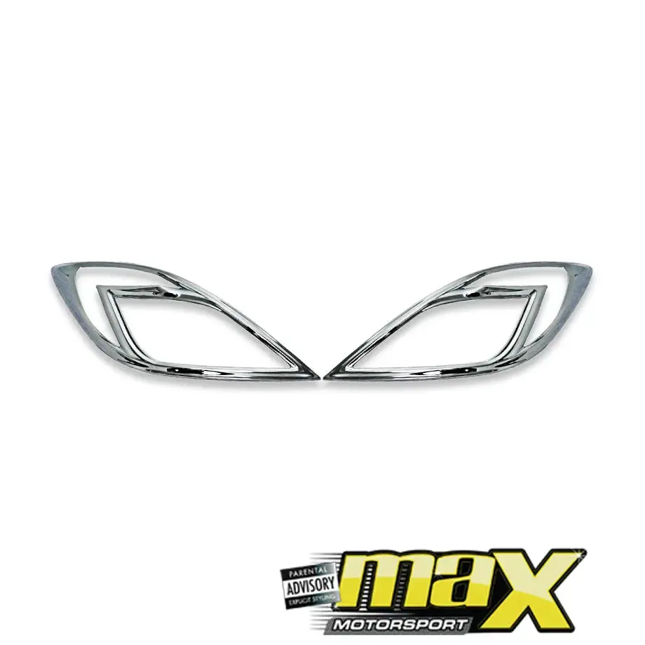Mazda Bt-50 (12-On) Chrome Head Lamp Surrounds 1