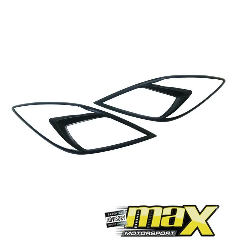 Mazda Bt-50 (12-On) Matte Black Headlight Surrounds 1