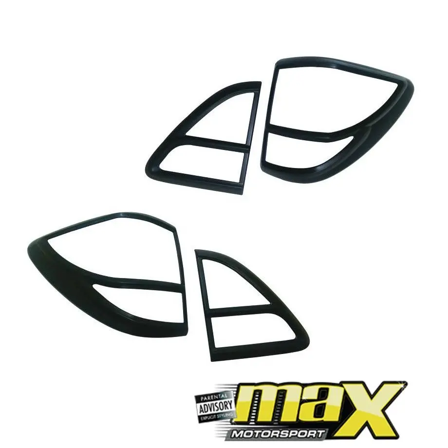 Mazda Bt-50 (12-On) Matte Black Taillight Surrounds 1