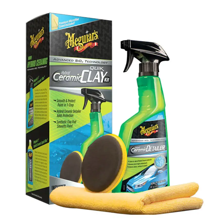 Meguiar’S Hybrid Ceramic Quik Clay Kit 1