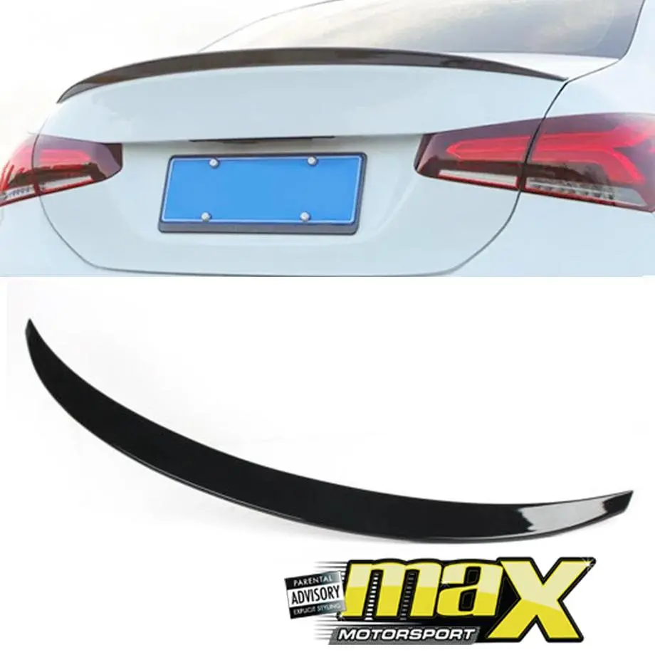 Merc A-Class (W177) Gloss Black Performance Style Boot Spoiler (19-22) 1