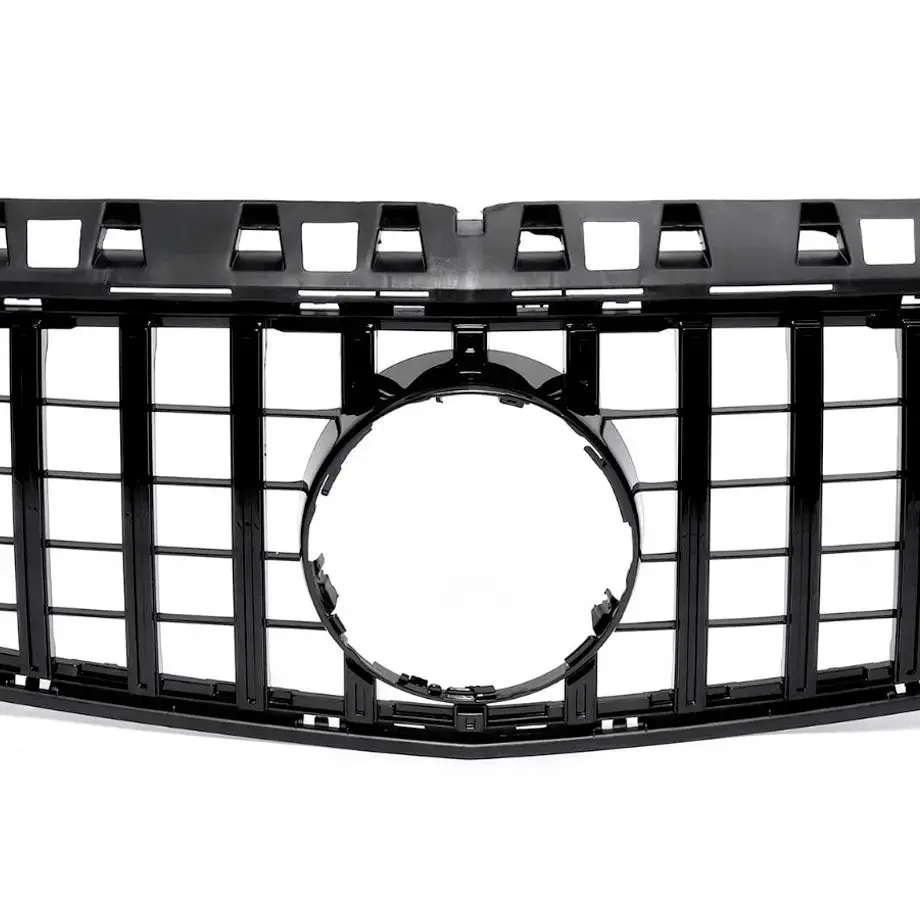 Merc W176 Gtr Panamericana Style Gloss Black Upgrade Grille (13-15) 2