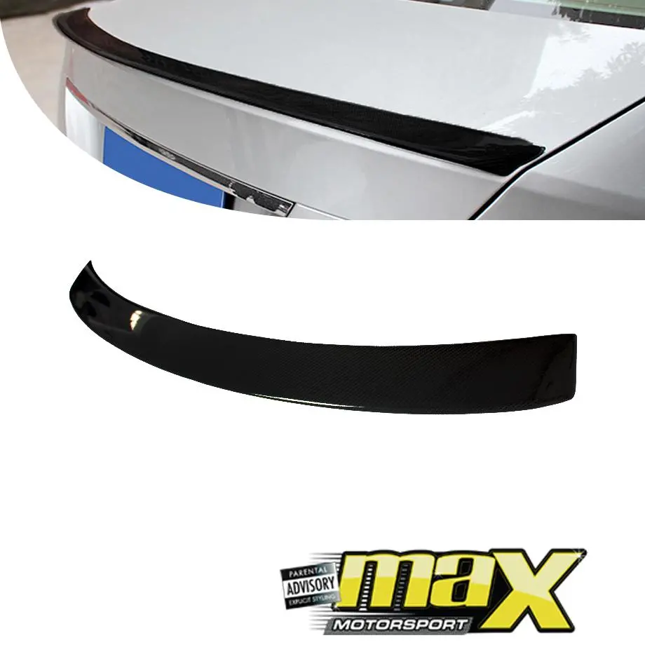Merc W204 Performance Style Gloss Black Plastic Boot Spoiler (08-14) 1