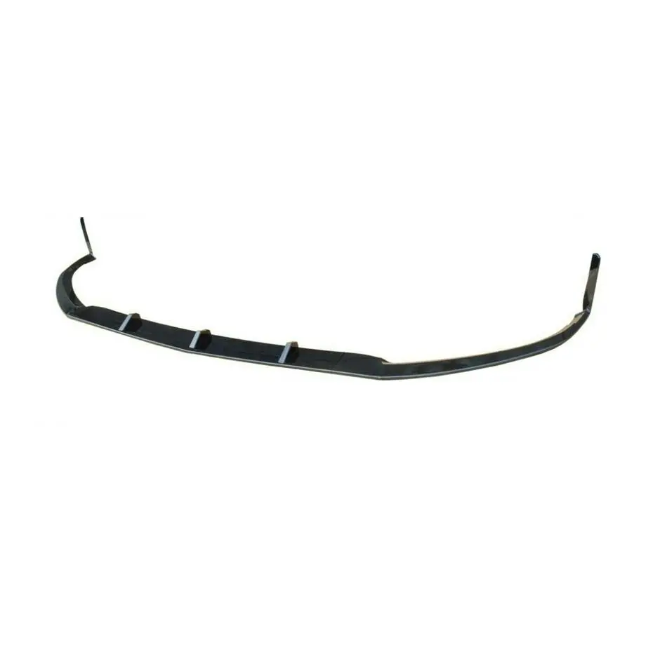 Merc W205 C63 Style Gloss Black 5-Piece Front Spoiler (15-18) 1
