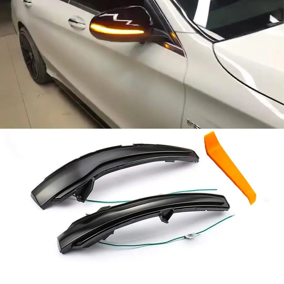 Merc W205 Side Mirror Led Sequential Indicator Light (14-19) 1