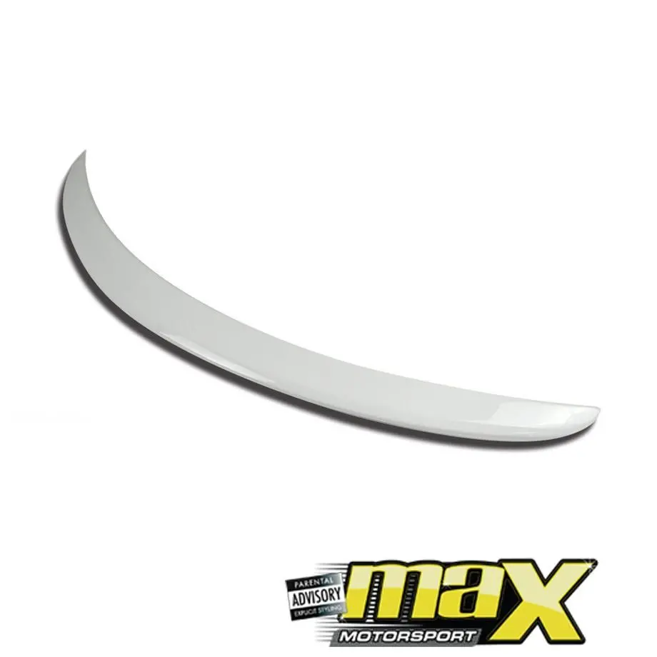Merc W205 (14-On) Amg Style Unpainted Plastic Boot Spoiler 1
