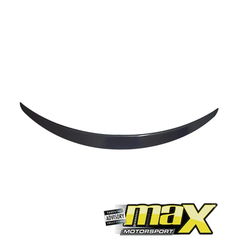 Merc W205 (14-On) Performance Style Gloss Black Plastic Boot Spoiler 2