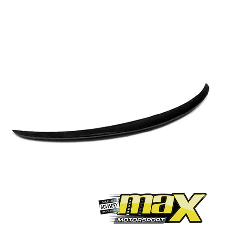 Merc W213 (17-On) Amg Style Gloss Black Plastic Boot Spoiler 1