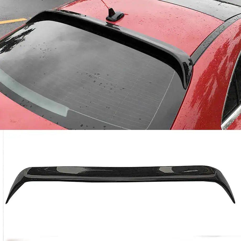 Merc (W117) Gloss Black Plastic Roof Spoiler 1