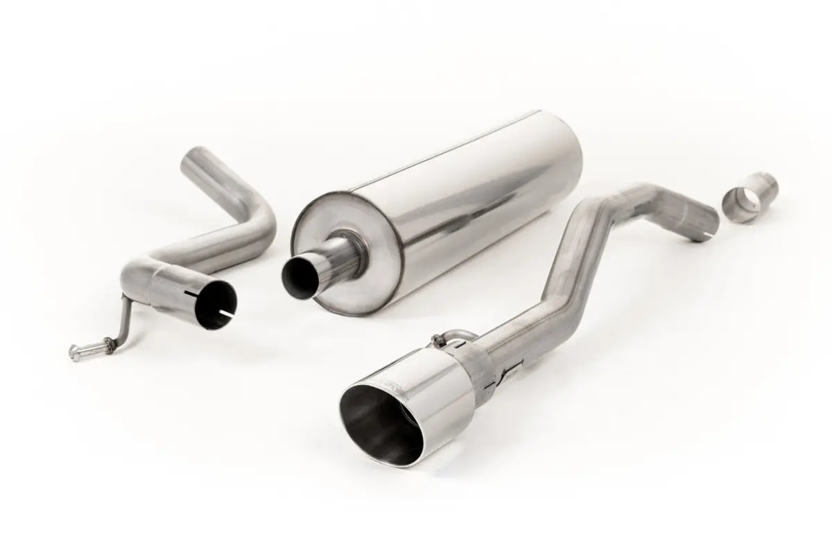 Milltek Cat-Back Exhaust With Gt-90 Polished Trim - Vw Up! 1.0Tsi 1