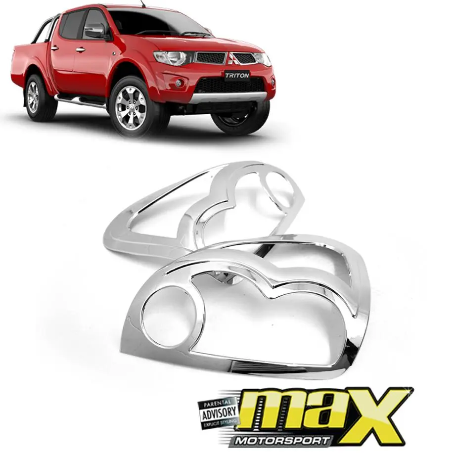 Mitsubishi Triton (06-10) Chrome Taillight Surrounds 1
