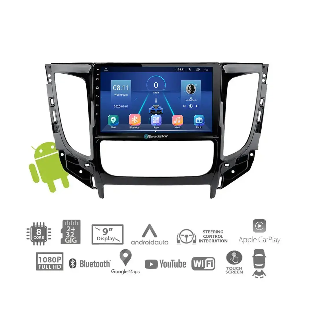 Mitsubishi Triton (15-21) - 9 Inch Roadstar Android Entertainment & Gps System 1