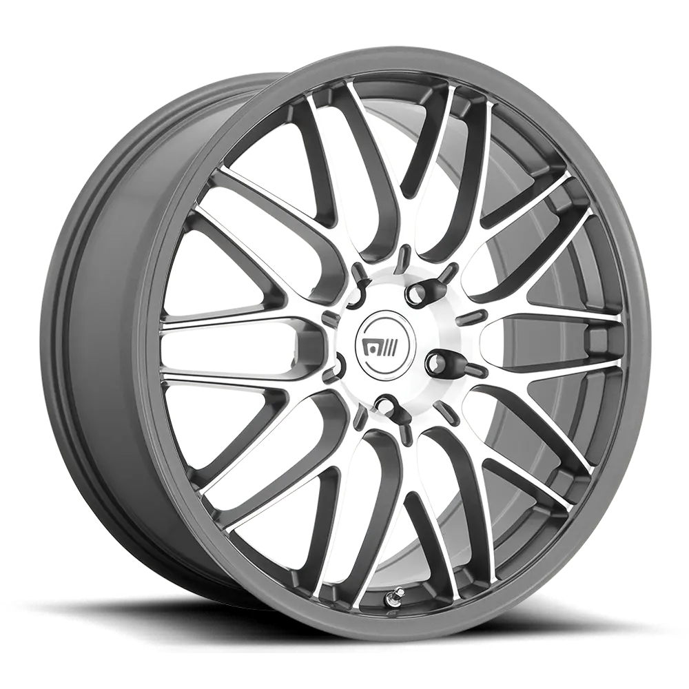 19" Motegi Racing Cm10  Machined Gunmetal Gray Wheel 1
