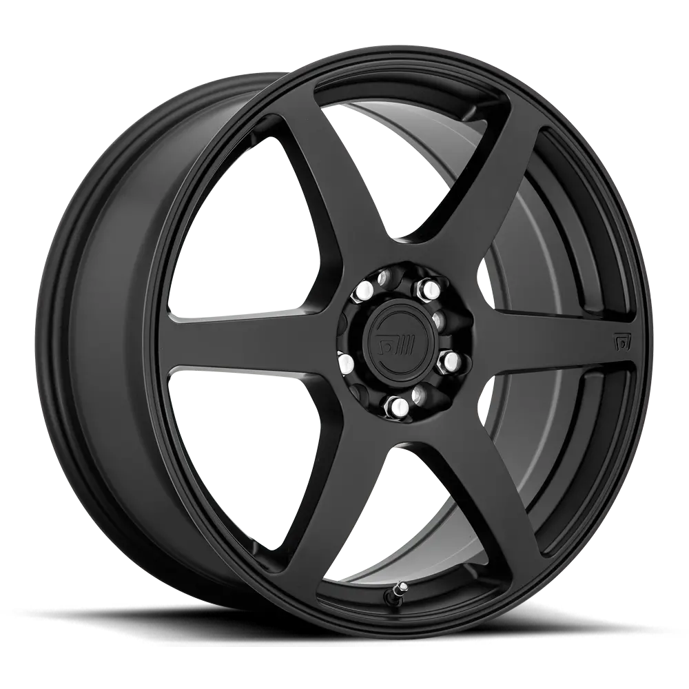 17" Motegi Racing Cs6 Satin Black Wheel 1